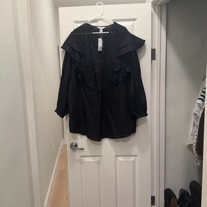 H&M Black Long Sleeve Dress